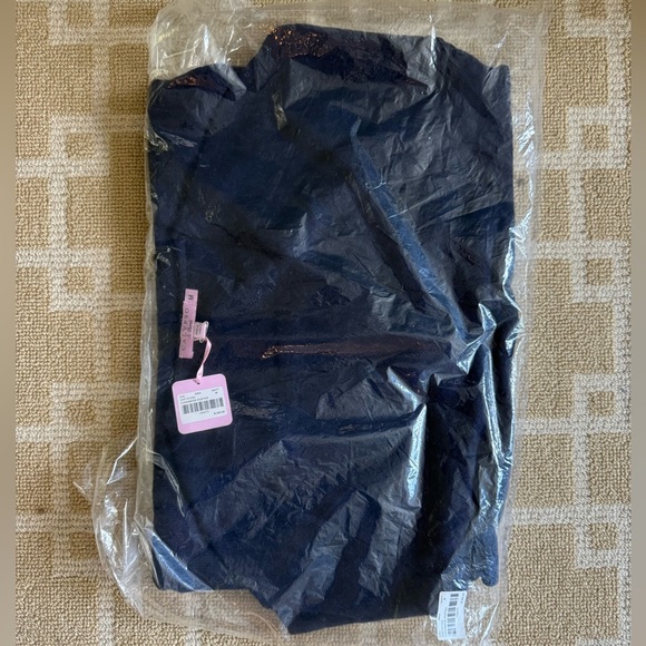 NWT Calypso St. Barth Navy 100% Cashmere Open Front Longline Cardigan M - Picture 6 of 7